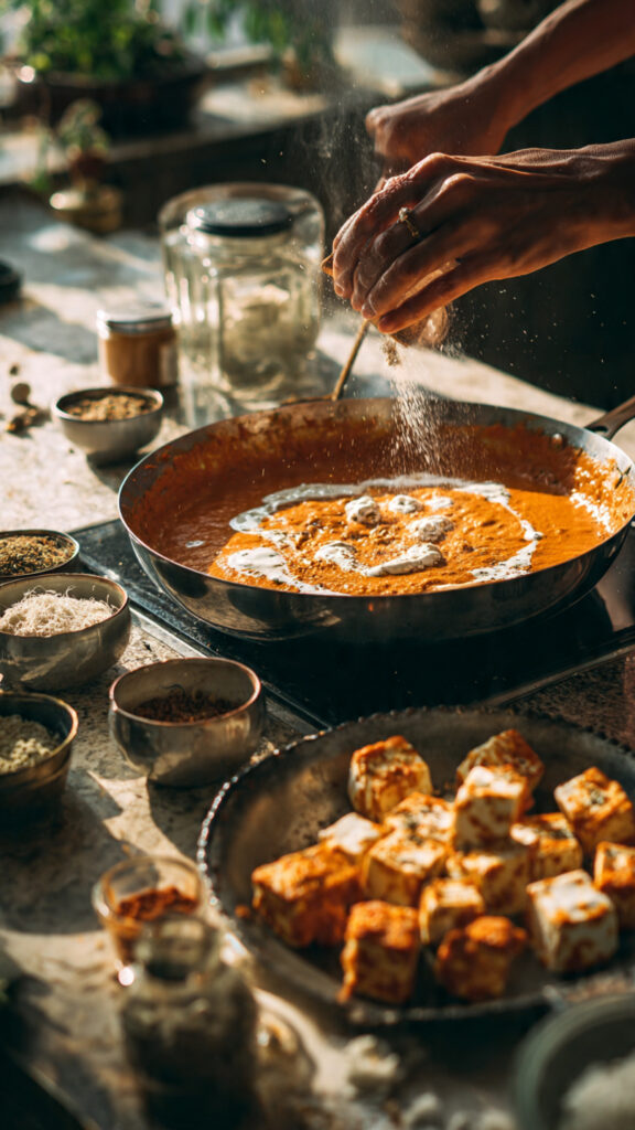 creamy paneer makhani gravy